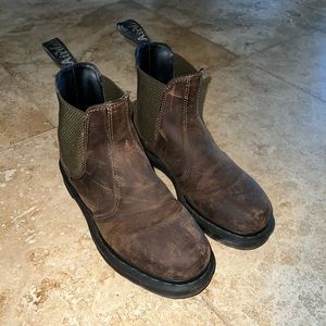 RARE Dr. Martens 2976 Pop Crazy Horse Chelsea Boot